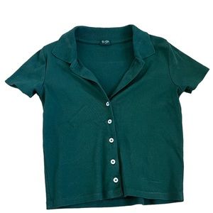 Brandy Melville Button up Tee